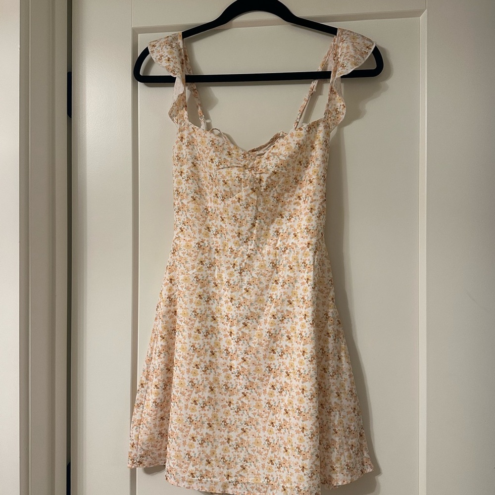 Princess Polly Landon Mini Dress Yellow Floral